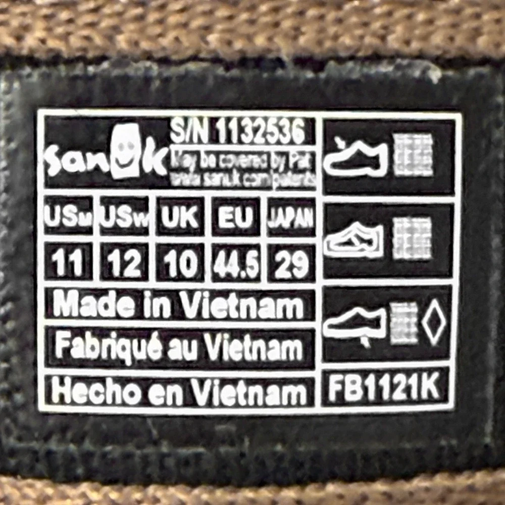 Sanuk Furreal ST Cheetah Sandals - NWT Mens 11 Tan / Brown - #49475-TOP3